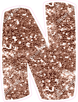 BBT 12" Individuals - Rose Gold Sparkle N