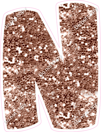 BBT 12" Individuals - Rose Gold Sparkle N