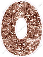 BBT 12" Individuals - Rose Gold Sparkle O