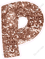 BBT 12" Individuals - Rose Gold Sparkle P