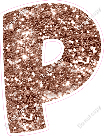 BBT 12" Individuals - Rose Gold Sparkle P