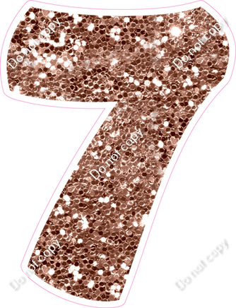 BBT 12" Individuals - Rose Gold Sparkle 7