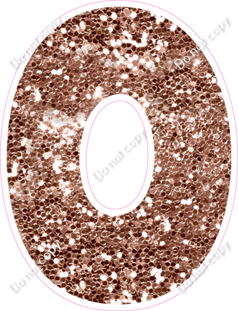 BBT 12" Individuals - Rose Gold Sparkle