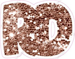 BBT 12" Individuals - Rose Gold Sparkle RD