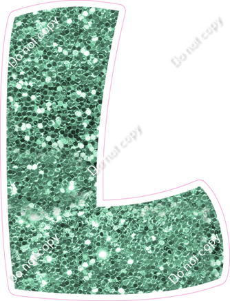 BBT 12" Individuals - Sea Foam Sparkle L