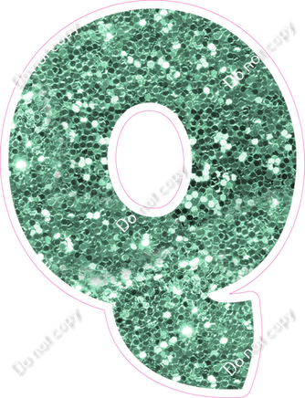 BBT 12" Individuals - Sea Foam Sparkle Q