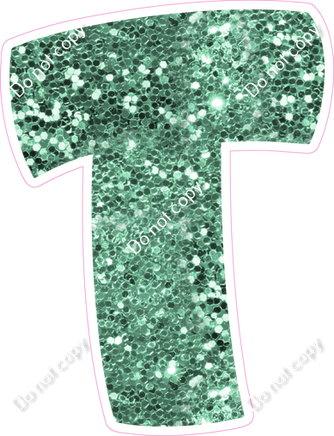 BBT 12" Individuals - Sea Foam Sparkle T