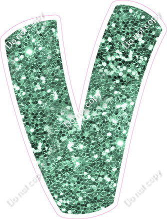 BBT 12" Individuals - Sea Foam Sparkle V