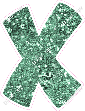 BBT 12" Individuals - Sea Foam Sparkle X