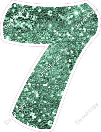 BBT 12" Individuals - Sea Foam Sparkle 7