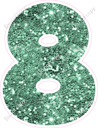 BBT 12" Individuals - Sea Foam Sparkle 8