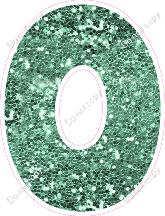 BBT 12" Individuals - Sea Foam Sparkle
