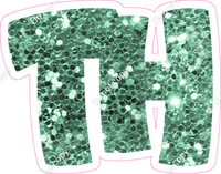 BBT 12" Individuals - Sea Foam Sparkle TH