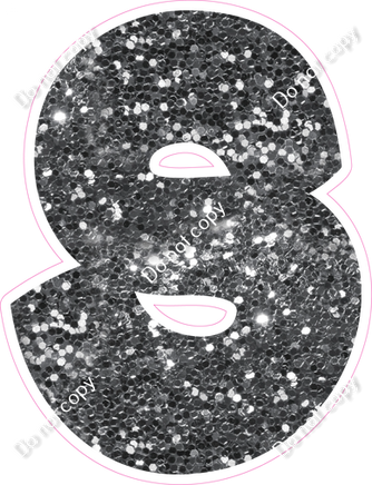 BBT 12" Individuals - Silver Sparkle S