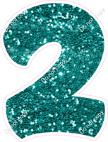 BBT 12" Individuals - Teal Sparkle 2