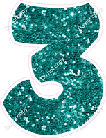 BBT 12" Individuals - Teal Sparkle 3