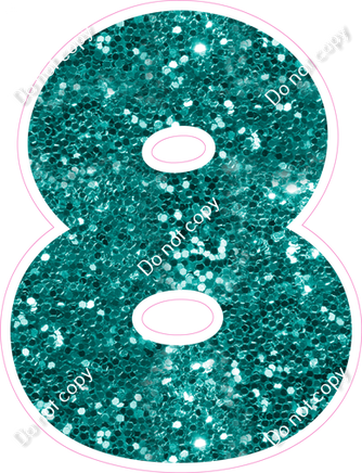 BBT 12" Individuals - Teal Sparkle 8