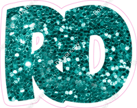 BBT 12" Individuals - Teal Sparkle RD