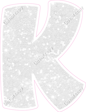 BBT 12" Individuals - White Sparkle K