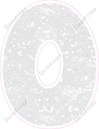 BBT 12" Individuals - White Sparkle O