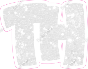 BBT 12" Individuals - White Sparkle TH