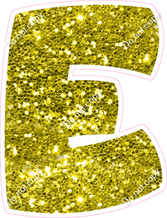 BBT 12" Individuals - Yellow Sparkle E