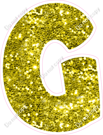 BBT 12" Individuals - Yellow Sparkle G