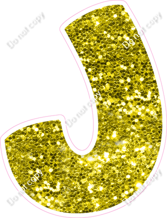 BBT 12" Individuals - Yellow Sparkle J