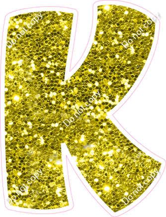 BBT 12" Individuals - Yellow Sparkle K