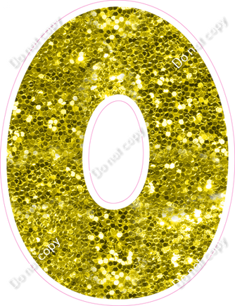BBT 12" Individuals - Yellow Sparkle O