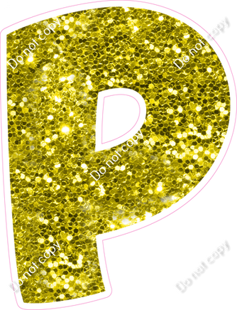 BBT 12" Individuals - Yellow Sparkle P