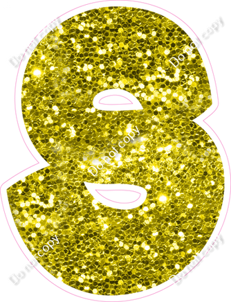 BBT 12" Individuals - Yellow Sparkle S