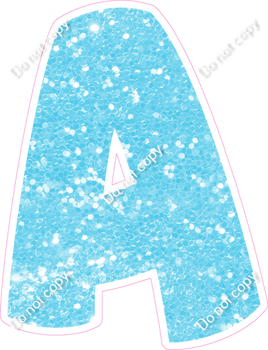 BBT 18" Individuals - Baby Blue Sparkle A