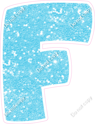 BBT 18" Individuals - Baby Blue Sparkle F