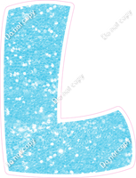 BBT 18" Individuals - Baby Blue Sparkle L