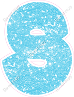 BBT 18" Individuals - Baby Blue Sparkle S