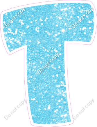 BBT 18" Individuals - Baby Blue Sparkle T