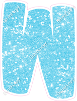 BBT 18" Individuals - Baby Blue Sparkle W