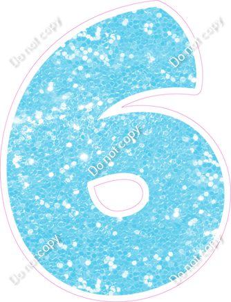 BBT 18" Individuals - Baby Blue Sparkle 6