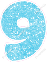 BBT 18" Individuals - Baby Blue Sparkle 9