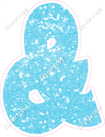 BBT 18" Individuals - Baby Blue Sparkle &