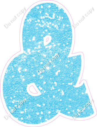 BBT 18" Individuals - Baby Blue Sparkle &