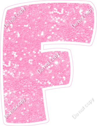 BBT 18" Individuals - Baby Pink Sparkle F