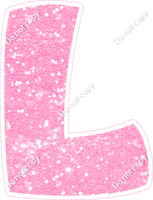 BBT 18" Individuals - Baby Pink Sparkle L