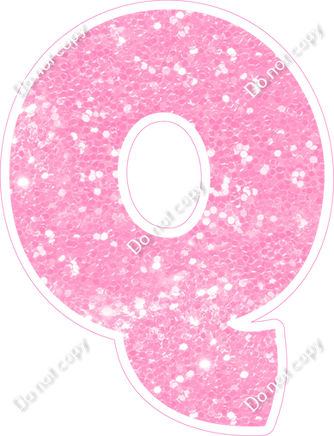 BBT 18" Individuals - Baby Pink Sparkle Q