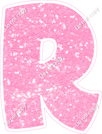 BBT 18" Individuals - Baby Pink Sparkle R