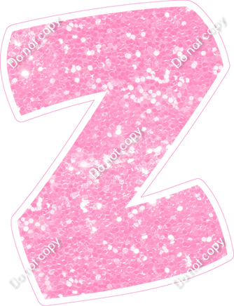 BBT 18" Individuals - Baby Pink Sparkle Z