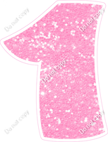 BBT 18" Individuals - Baby Pink Sparkle 1