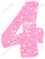 BBT 18" Individuals - Baby Pink Sparkle 4