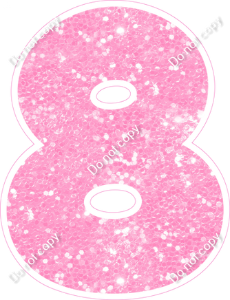 BBT 18" Individuals - Baby Pink Sparkle 8